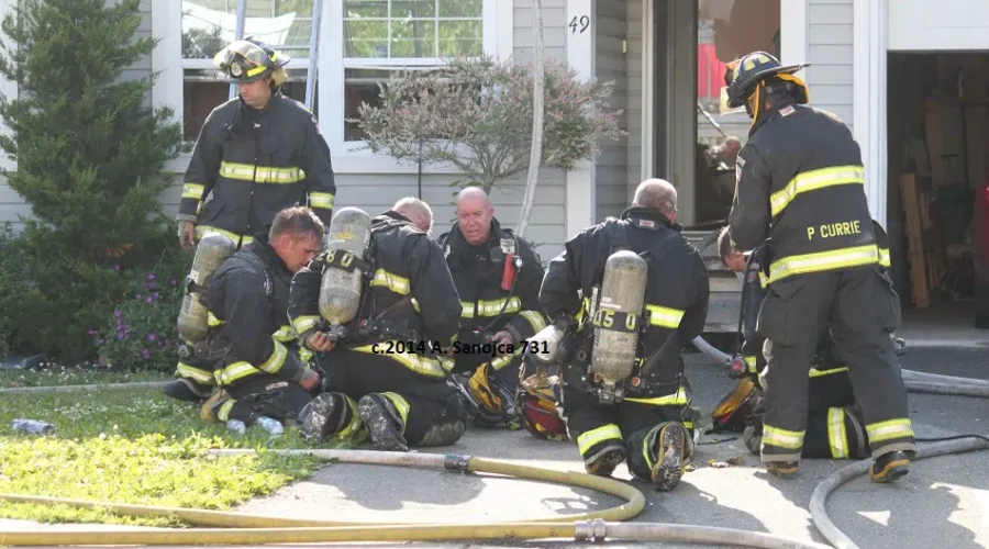 Two Firefighters Injured