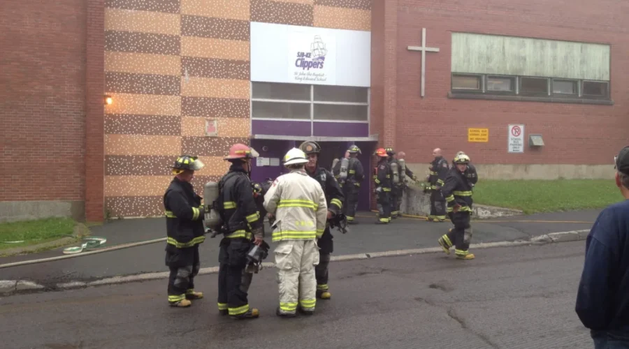 WATCH: Fire At South End School