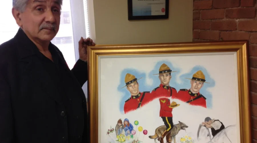 Saint John Artist Honours Mounties Who Were Killed