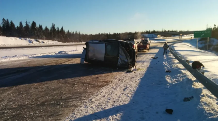Icy Roads Lead To Two Crashes On Highway 1