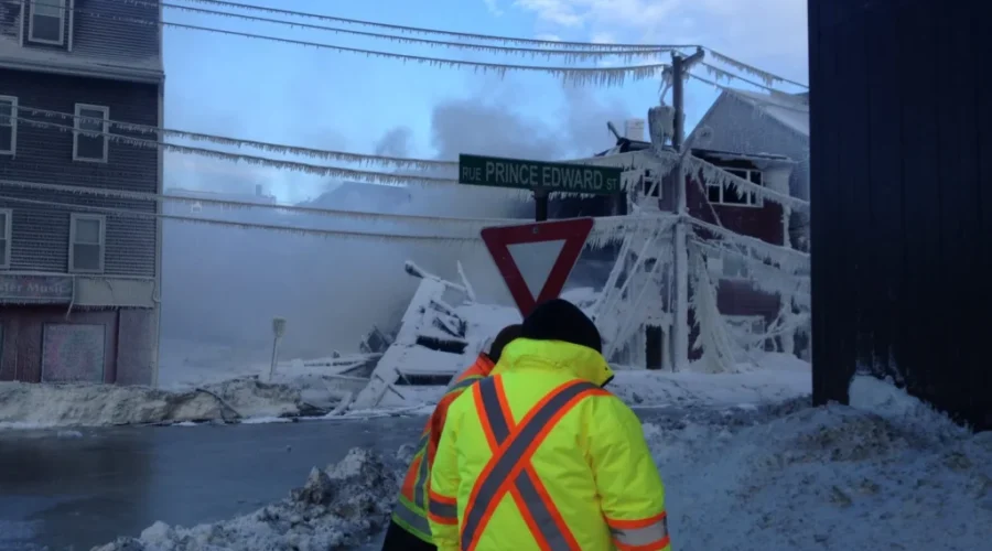 Snow Plows Diverted Because Of Fire