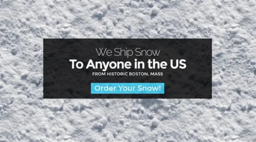 Boston Man Making Money From Selling Snow