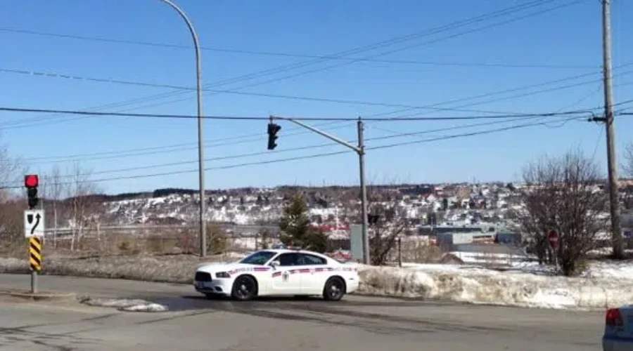 Emergency Crews On Scene Of An Overturned Water Tanker