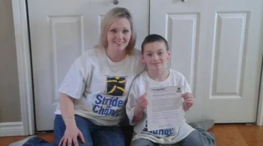 Saint John Boy Approaches Goal Of Raising $10,000 For MADD