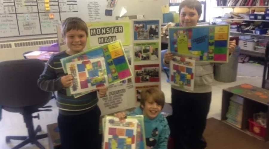 Grade Four Forest Glen Elementary Students Create Board Game