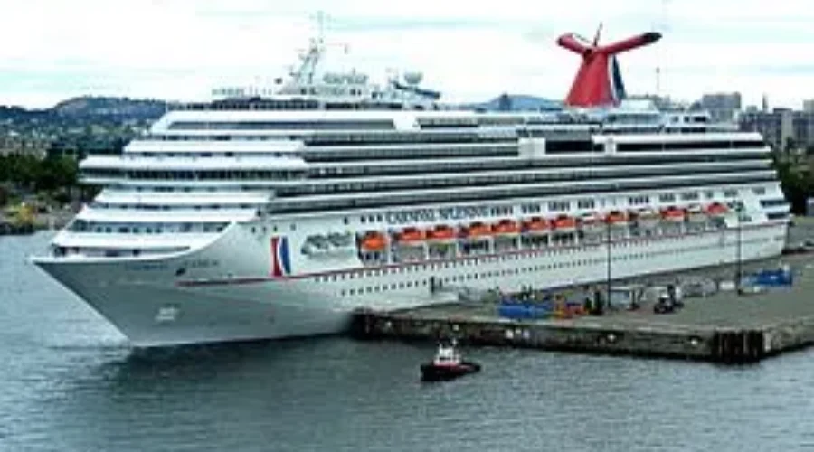 The Carnival Splendor Is In Port Today