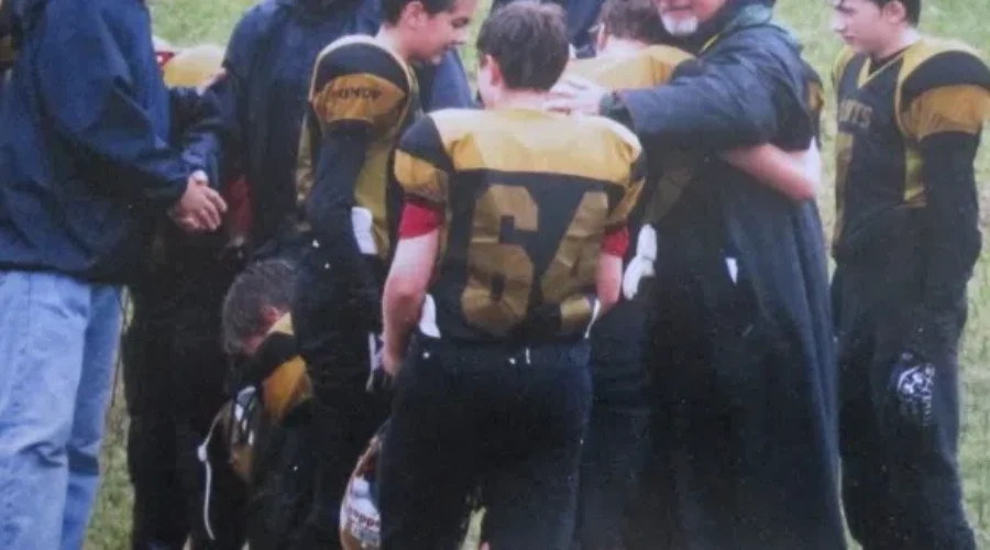 First Responders Play Football In Memory Of Don Cooper