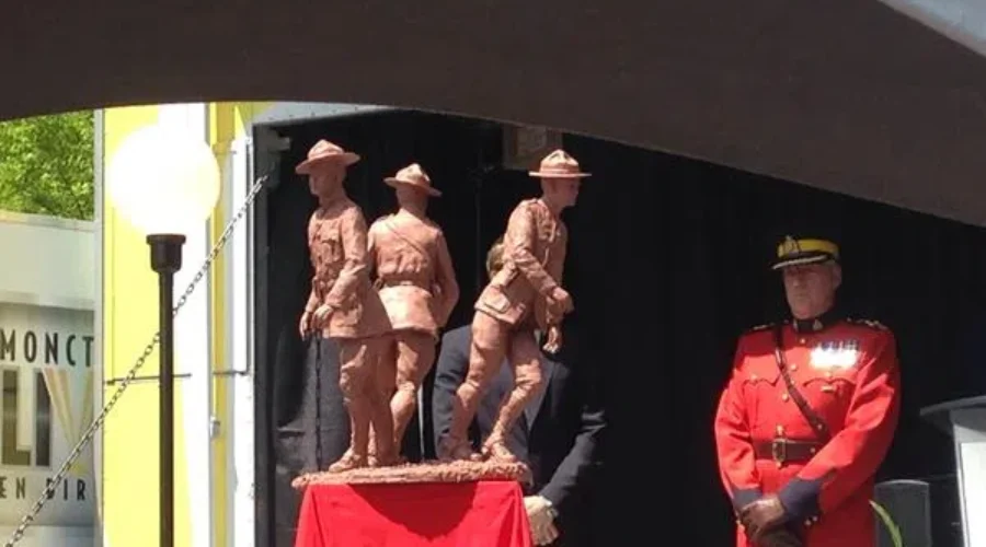 RCMP Memorial Unveiled In Moncton