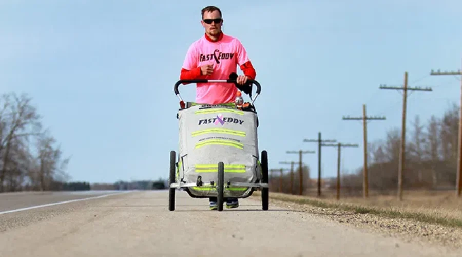 Fast Eddy Runs Across Canada For Alzheimer’s Disease Research