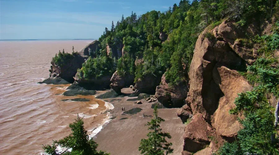 Busy Tourist Season At Hopewell Rocks