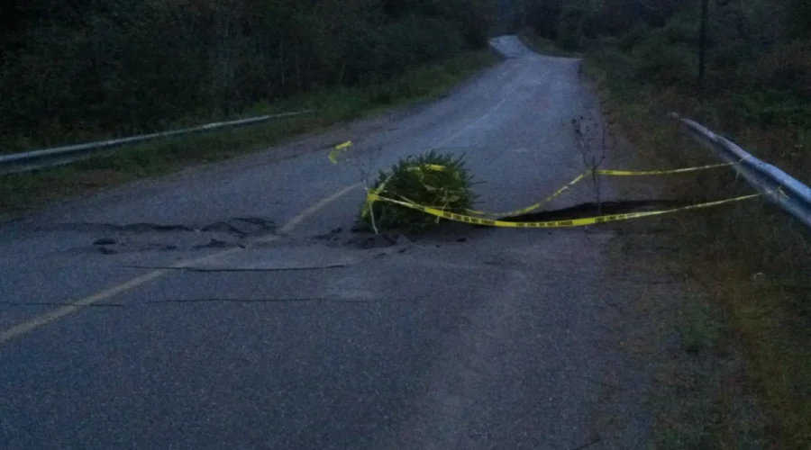Sinkhole On Kingston Peninsula