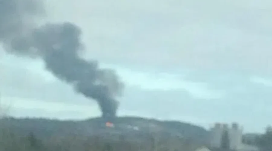 Fire Completely Destroys Hay Barn In Nauwigewauk