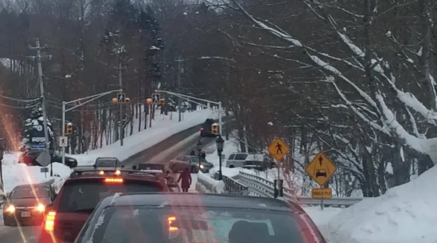 Crash on Rothesay Road