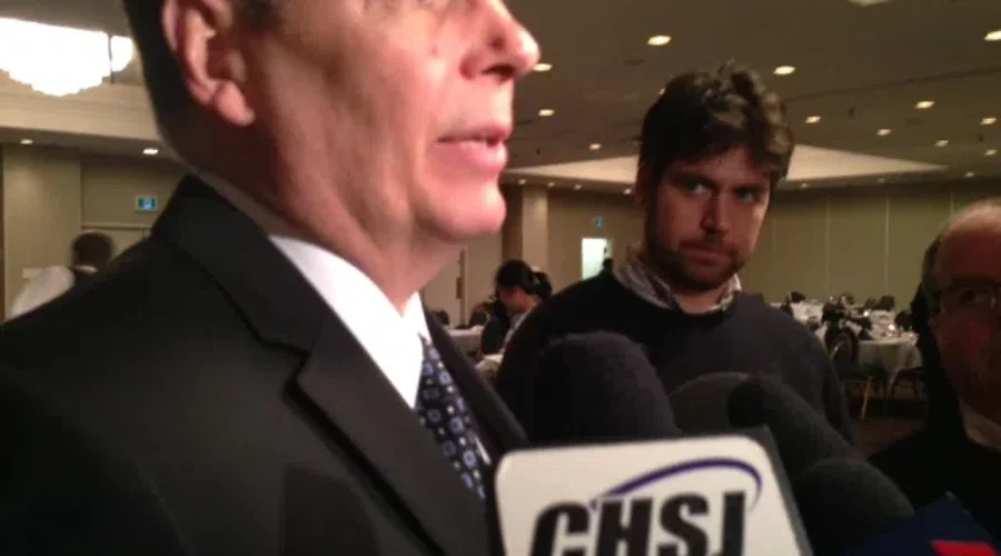 The NEB Chair Speaks In Saint John Today