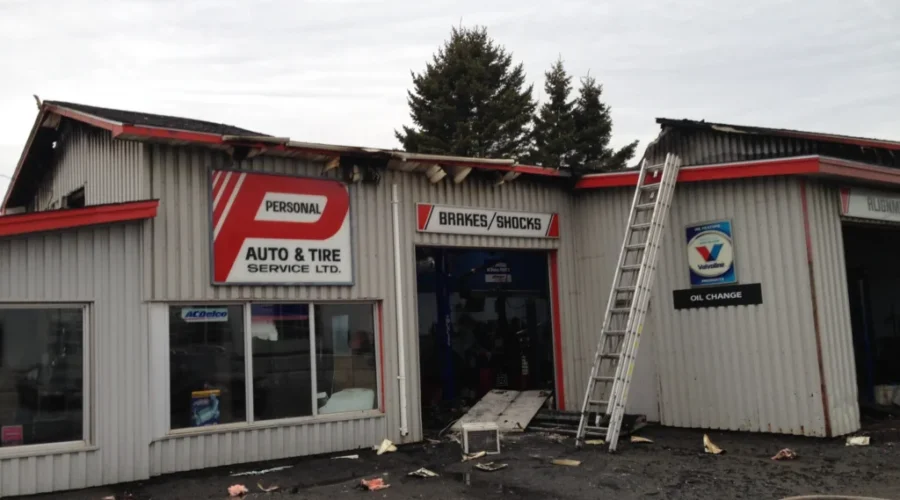 Crews Battle A Blaze on Rothesay Avenue