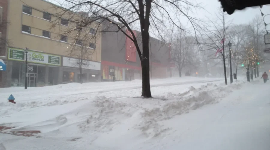 Spring Snowstorm Hammers Saint John