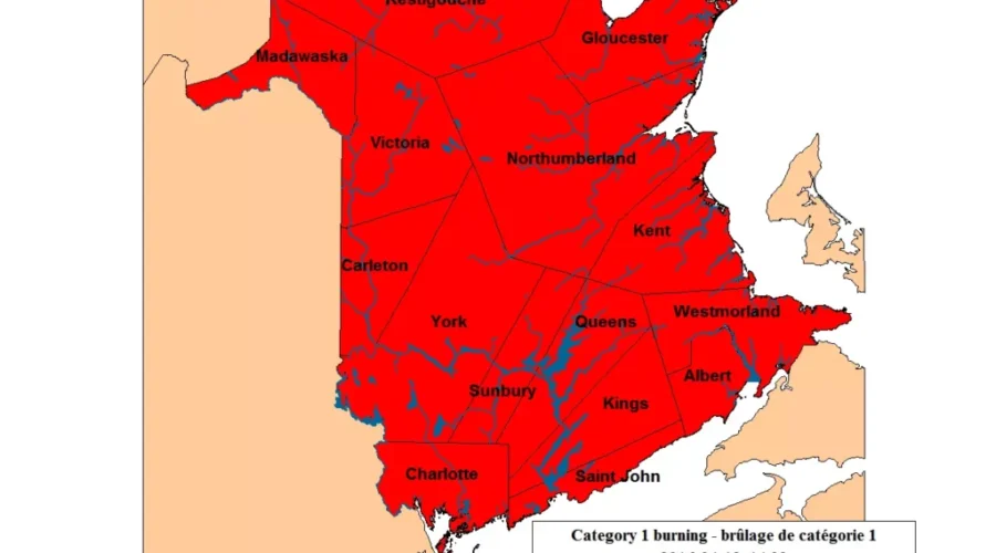 All Of New Brunswick Under Burn Ban