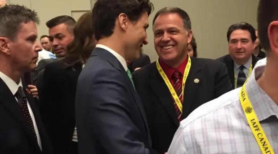 PM Makes Stop To Speak At IAFF Legislative Conference