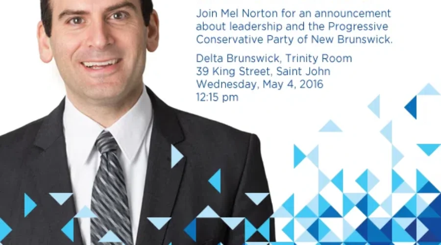 Mel Norton To Seek The Leadership Of The Provincial PC Party