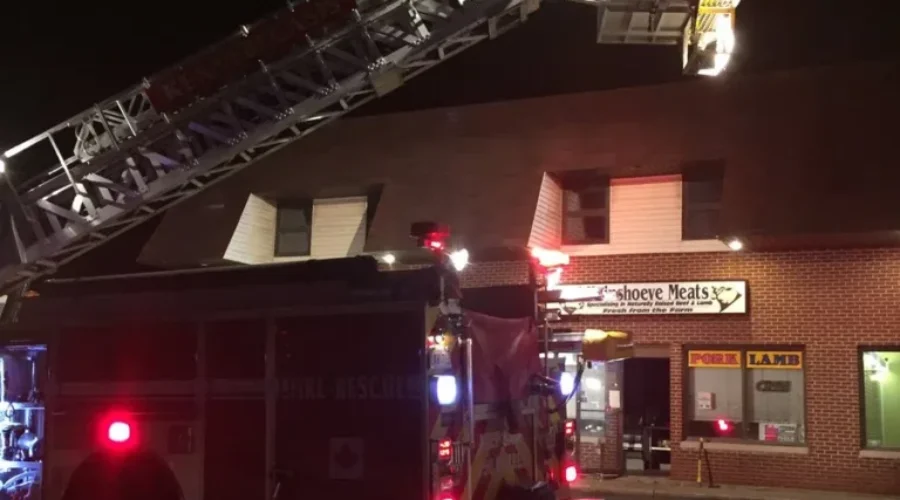 Fire At Meat Store