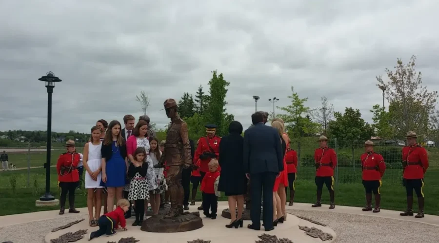 Moncton RCMP Monument Unveiled