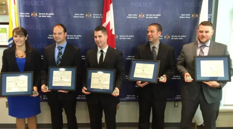 Saint John’s Newest Police Officers Receive Their Badges