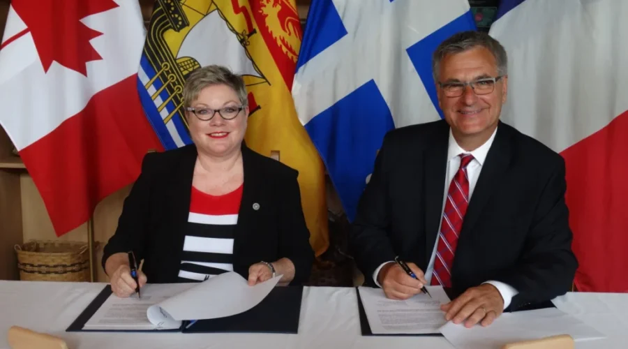 New Brunswick And Quebec Governments Sign Declaration Re-Emphasizing Commitment To French Language