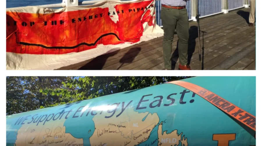 A Peaceful Gathering Of Those For And Against Energy East