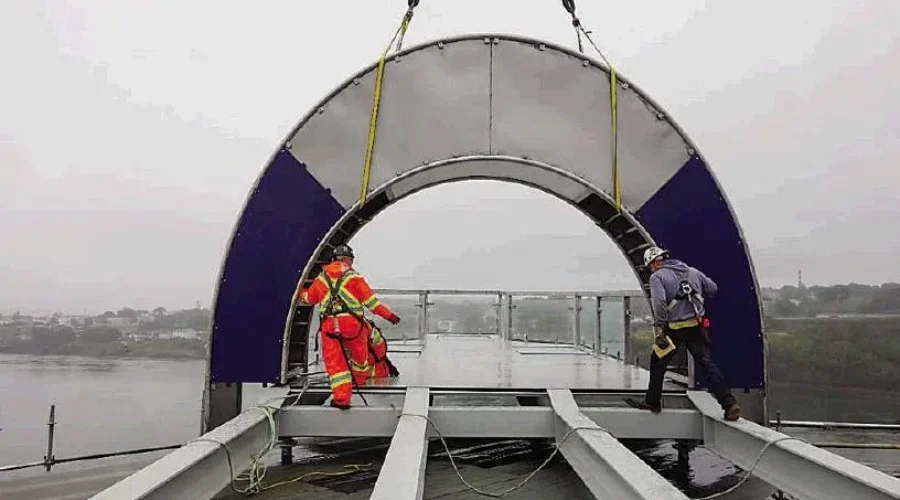 Skywalk Successfully Installed At Reversing Falls