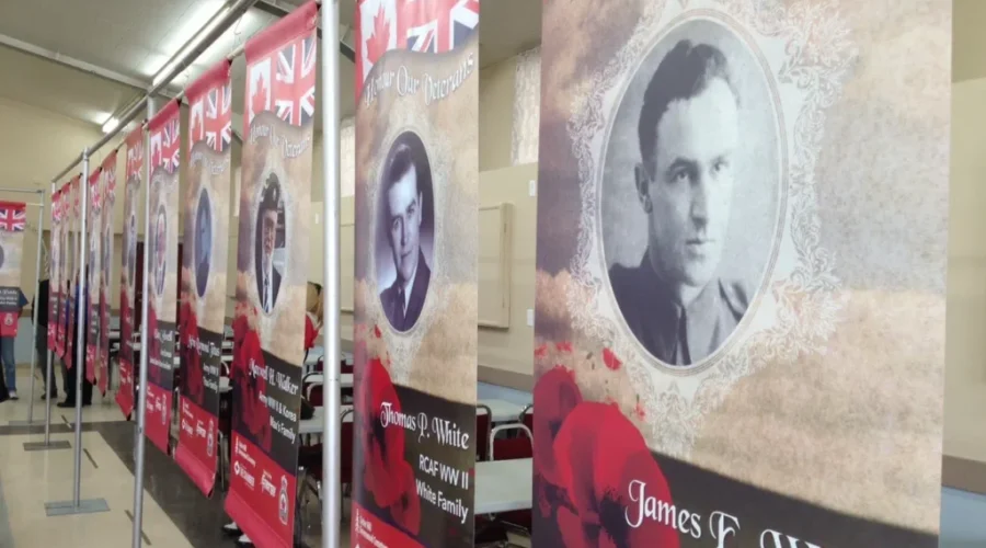 Street Banners in Saint John Will Honour 93 Vets This Year