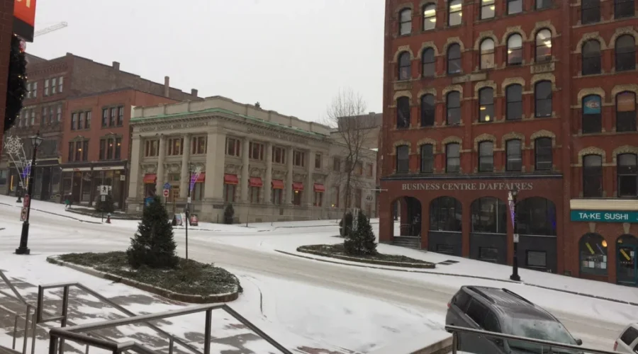 Falling Snow Could Mean Slippery Roads Today