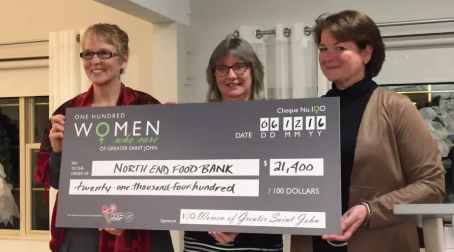 The North End Food Bank Gets $21,000 From Women Who Care