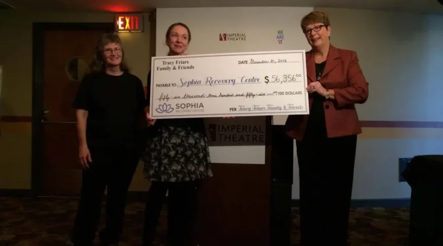Tracy Friars Family and Friends Raise Over $56,000 For Sophia Recovery Centre