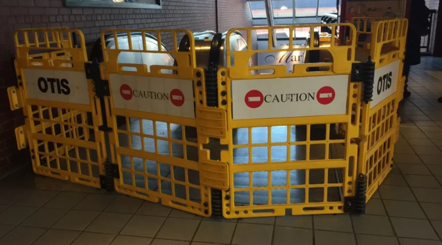 Broken Escalators Present A Problem For Pedestrians When The PM Visits