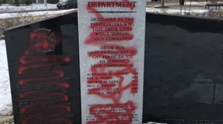 Codiac RCMP Investigating Vandalism Of Monuments In Victoria Park