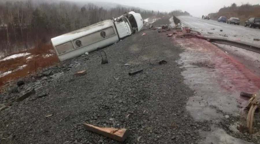 Trucker In ICU After Crash On Highway 1