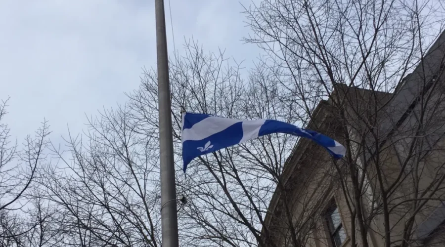 The Fleur-de-lis Is Flying Half-Mast At City Hall
