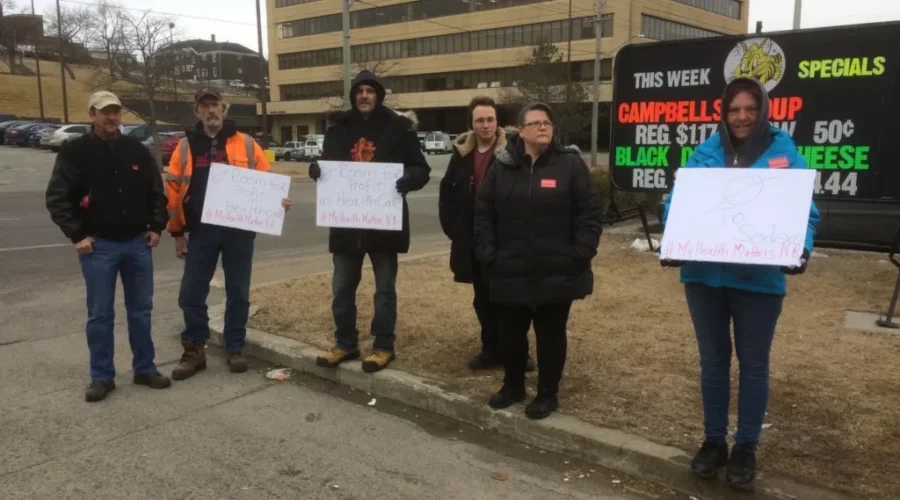 Demonstration Against Health Care Privatisation