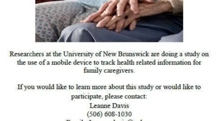 Participants Needed For UNB Dementia Caregiver Study
