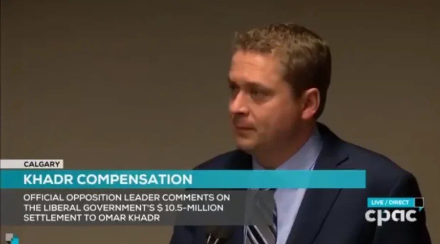 Omar Khadr Settlement “Disgusting”: Scheer