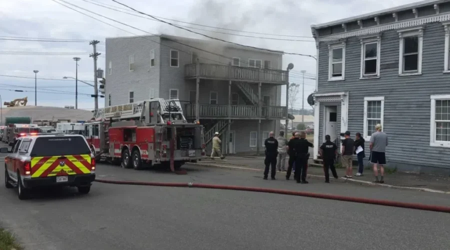 VIDEO: City Fire Crews Battle Structure Fire On Charlotte Street