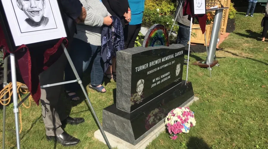 Memorial Garden Dedicated To Jacqueline Brewer and John Ryan Turner