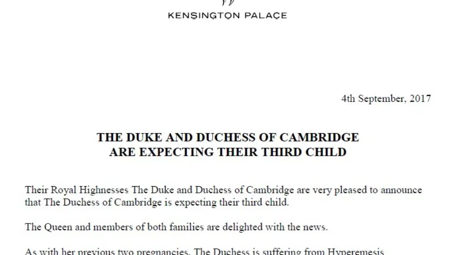 Another Royal Baby On The Way