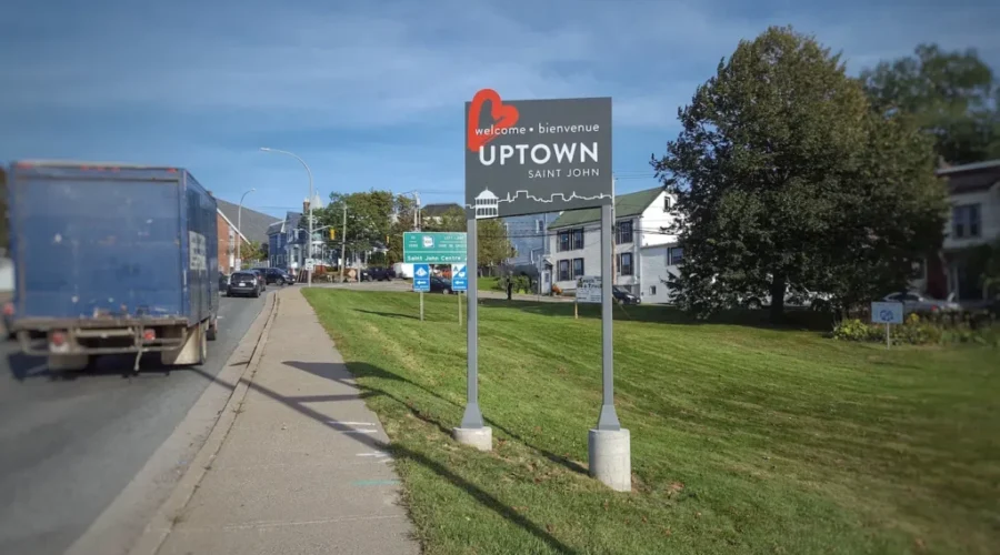 New Bilingual Welcome Uptown Saint John Signs Put In Place