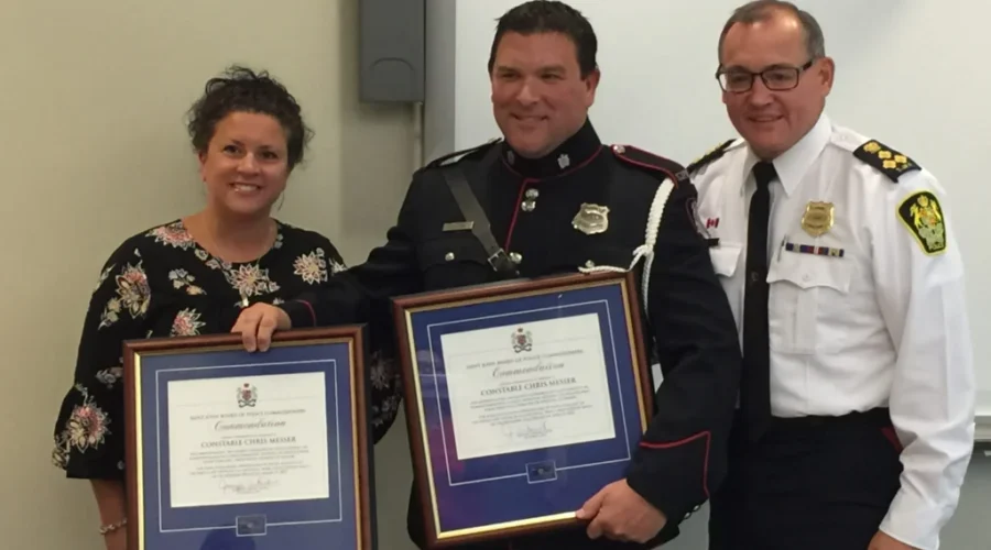 Officer Recognized For Preventing Two People From Jumping Off Bridges