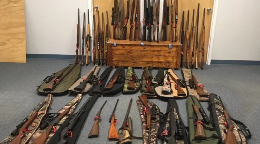 Arrests Made For Illegal Hunting In Charlotte County And Arsenal Of Weapons Seized