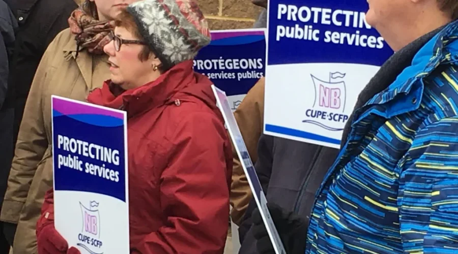 Protesters Rally Against Extra-Mural and Telecare Privatization