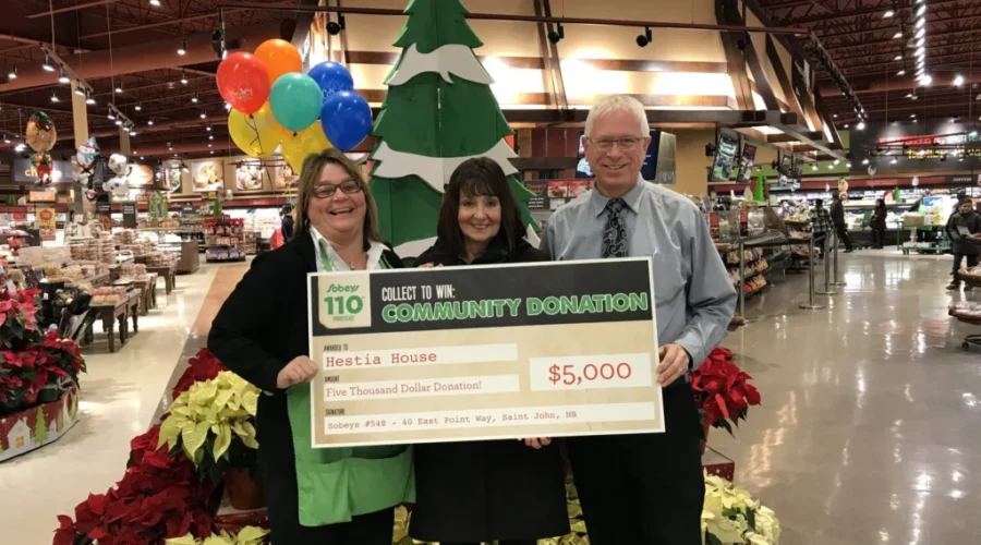 A Nice Boost At Christmas From Sobey’s For A Customer and A Charity