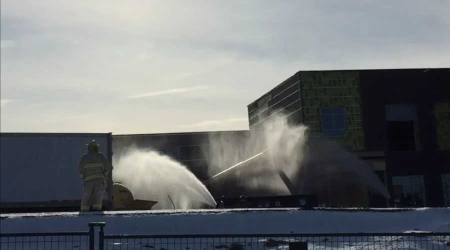 An Unexpected Break For Workers At The NBCC Construction Site