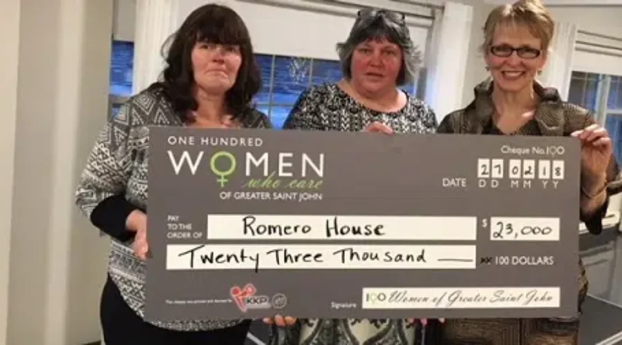 100 Women Who Care Of Greater SJ Choose Romero House For Donation